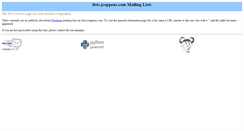 Desktop Screenshot of lists.jcoppens.com